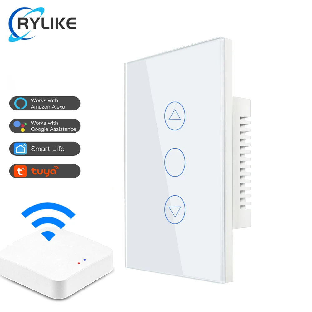 SAA Approval Zigbee Dimmer Switch Tuya Smart Life App AU/US Standard Touch Screen Glass Panel LED Smart Dimmer Light Switch