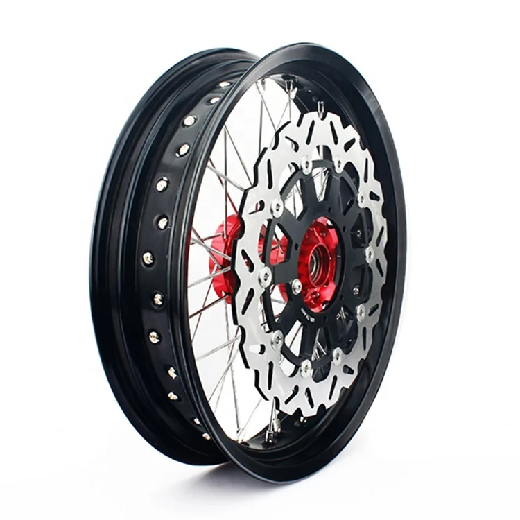 Custom aluminum Motorcycle Single Disc Brake Wheel
