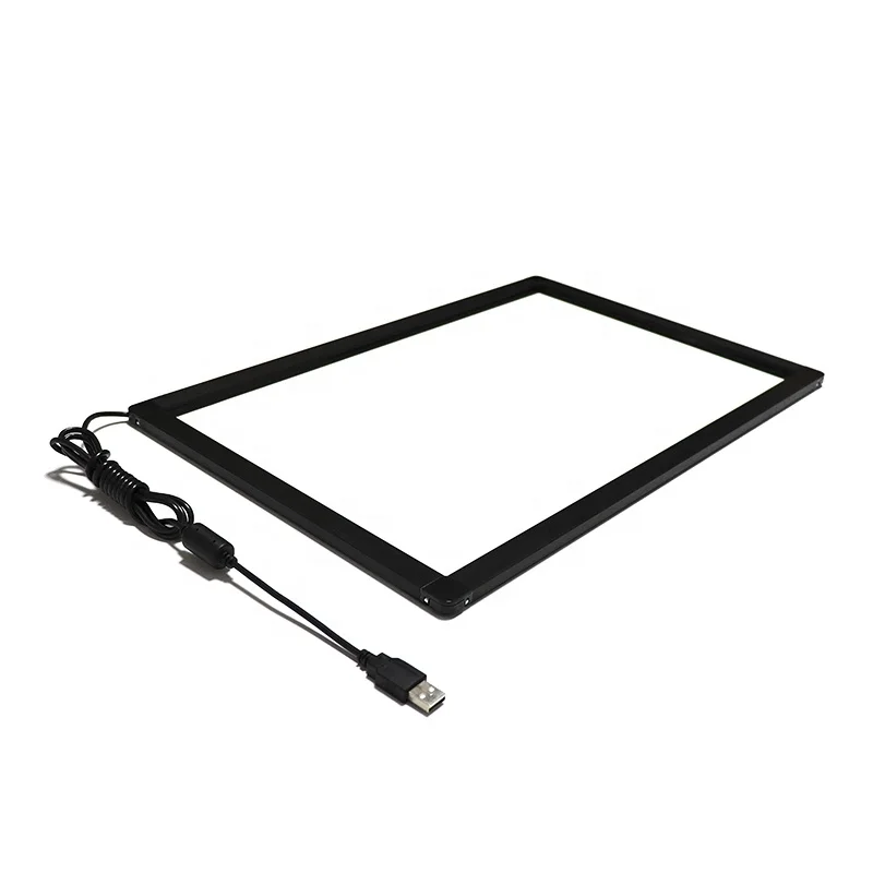 23.8 Inch 10 points Hight Quality Infrared Touch Screen Panel Frame with glass