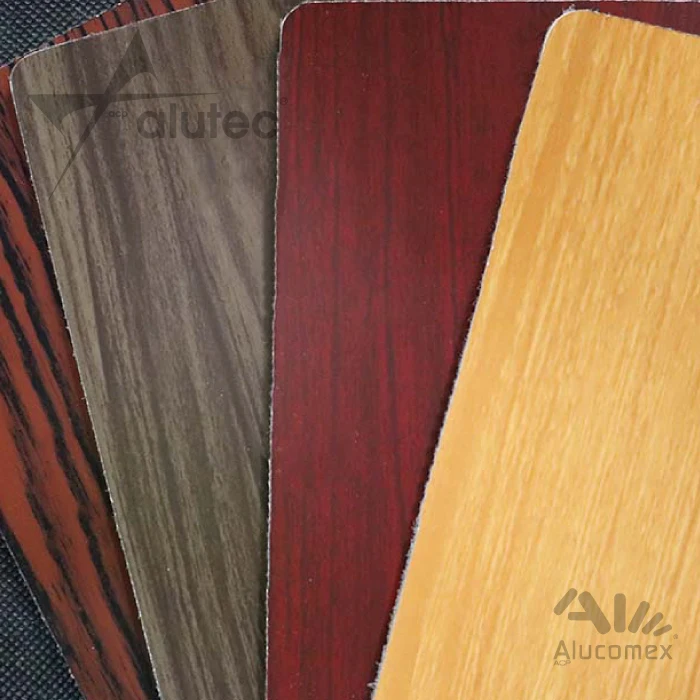 Уличные алюминиевые композитные панели, строительные панели, деревянные, шоколадные, ACP, строительные панели, лист