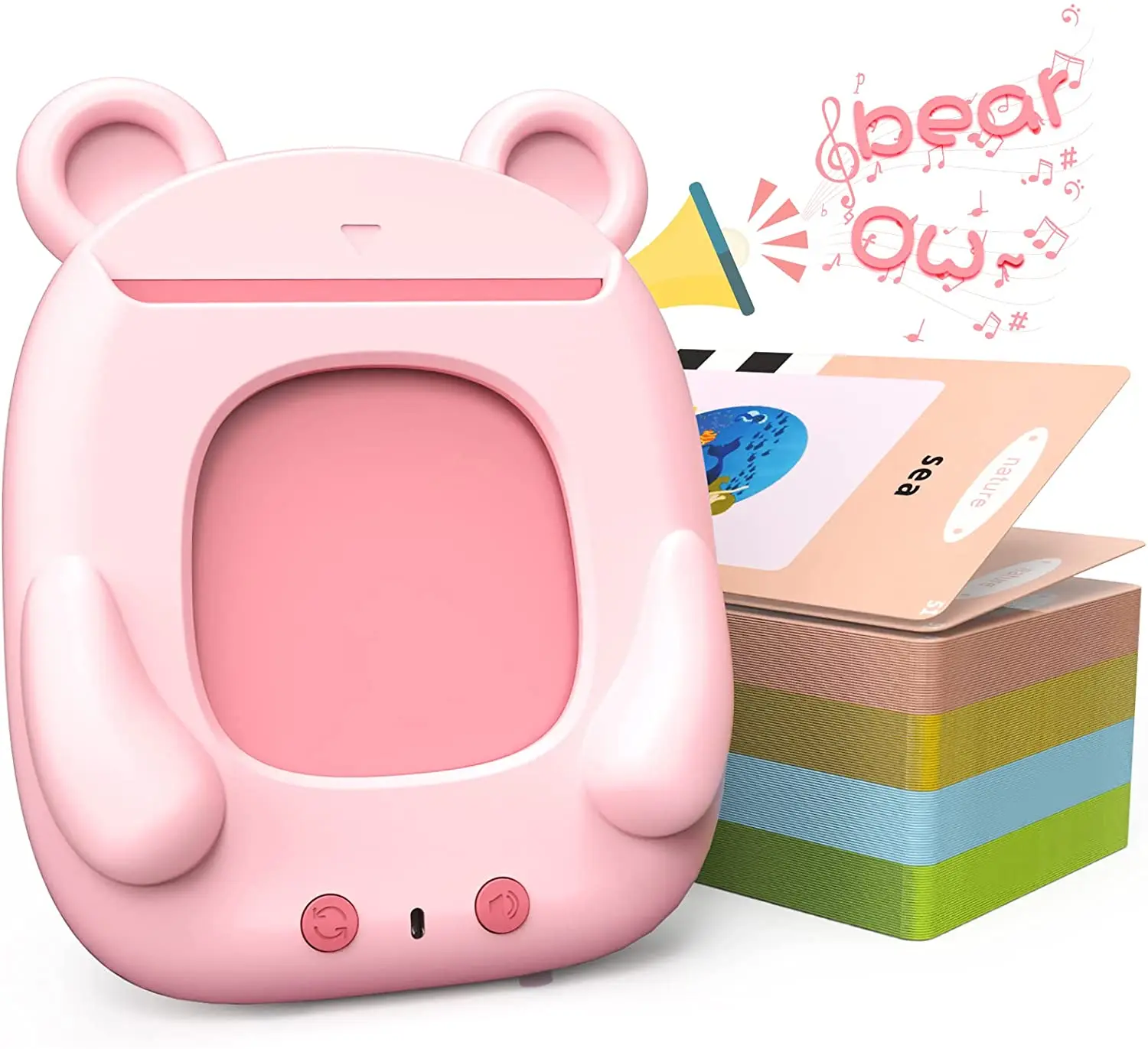 224 Contents English Play Animal Sound Toddler Light Learning Flash Cards