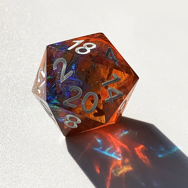 dnd dice 7sets resin dice for rpg board games