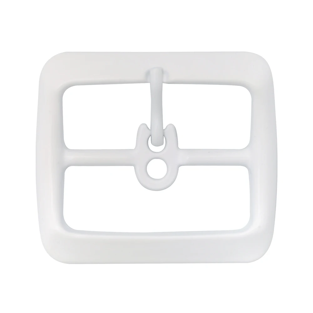 Good Price White Brush Shoe Accessories 32mm Pin Buckle Suitable For Belt Shoes