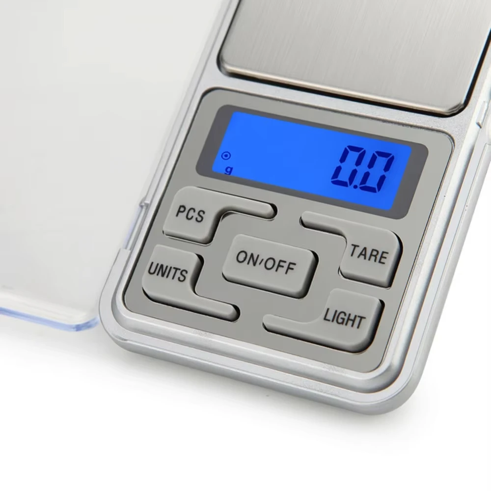 0.01g Jewelry Specific Jewelry Scale Stainless Steel Flip Cover LCD Display Weighing Function Laboratory Mini Scale