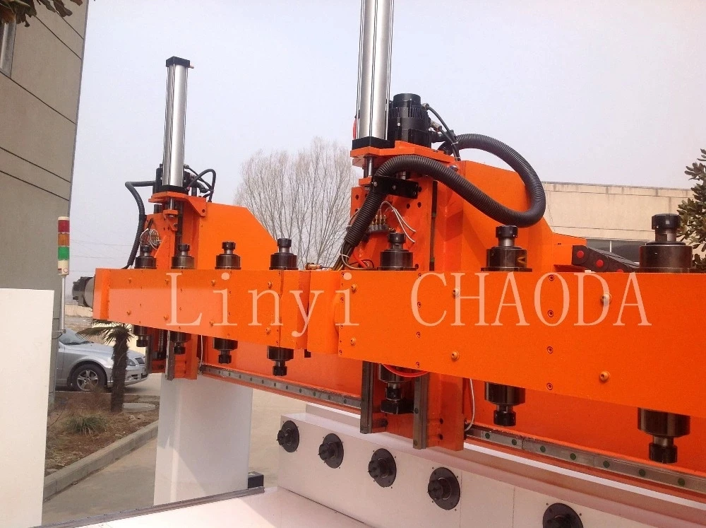 4 6 8 10 12 Heads 5 Axis 3D Rotary Multi Spindle CNC Router, Wood Chair CNC Router