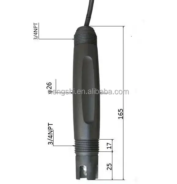 Заводские продажи Nengshi 26 история RS485 связи P68 водонепроницаемый цифровой датчик PH I