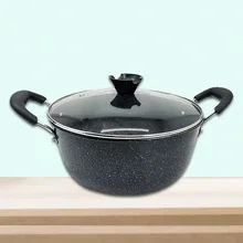 16/20/22/24/26/28/30/32 Cast Iron Non-stick Casserole Induction Bottom Kitchen Cookware Soup Pot