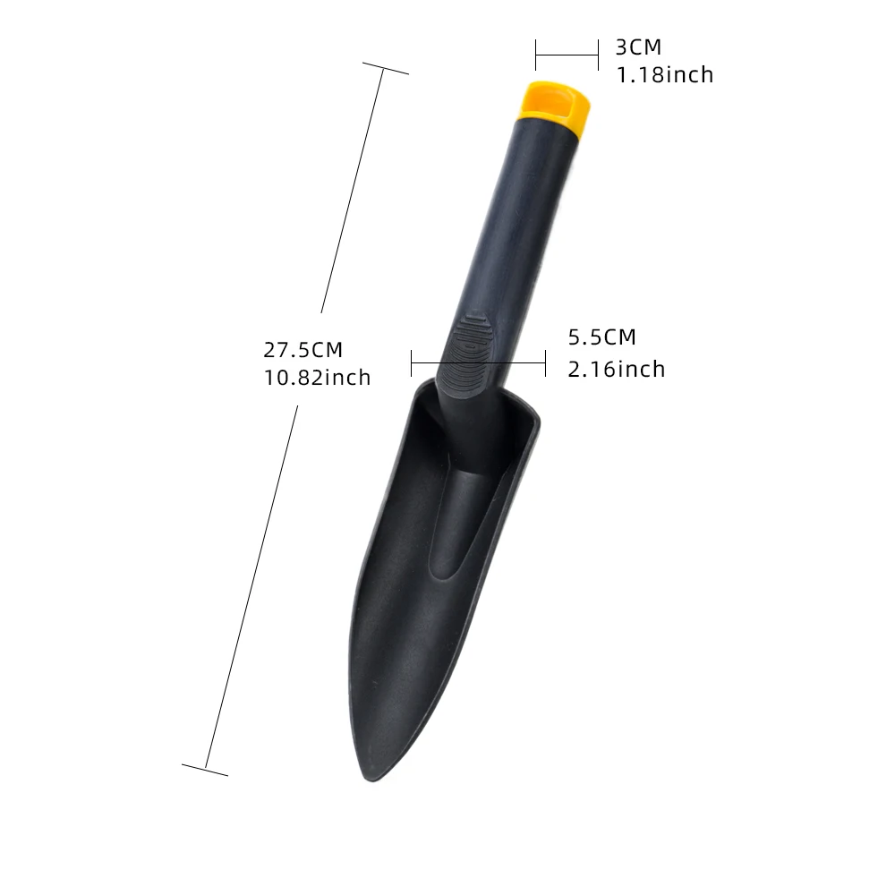 Plastic Mini Handheld Garden Soil Shovel Trowel Scoop Dead Leaf Fan Rakes Cultivator Transplanter for Bonsai Tools