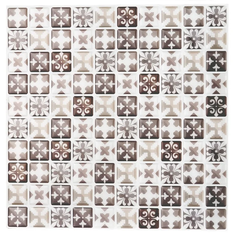 Smart Tiles Self Adhesive Kitchen Bathroom Stair Wall Tiles Vintage Girona Dove Floor Sticker Tile