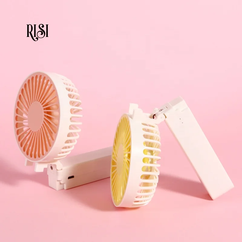 RISI Foldable Lash Fans Handheld Portable Rechargeable Mini USB Handy Fan For Eyelash Extensions