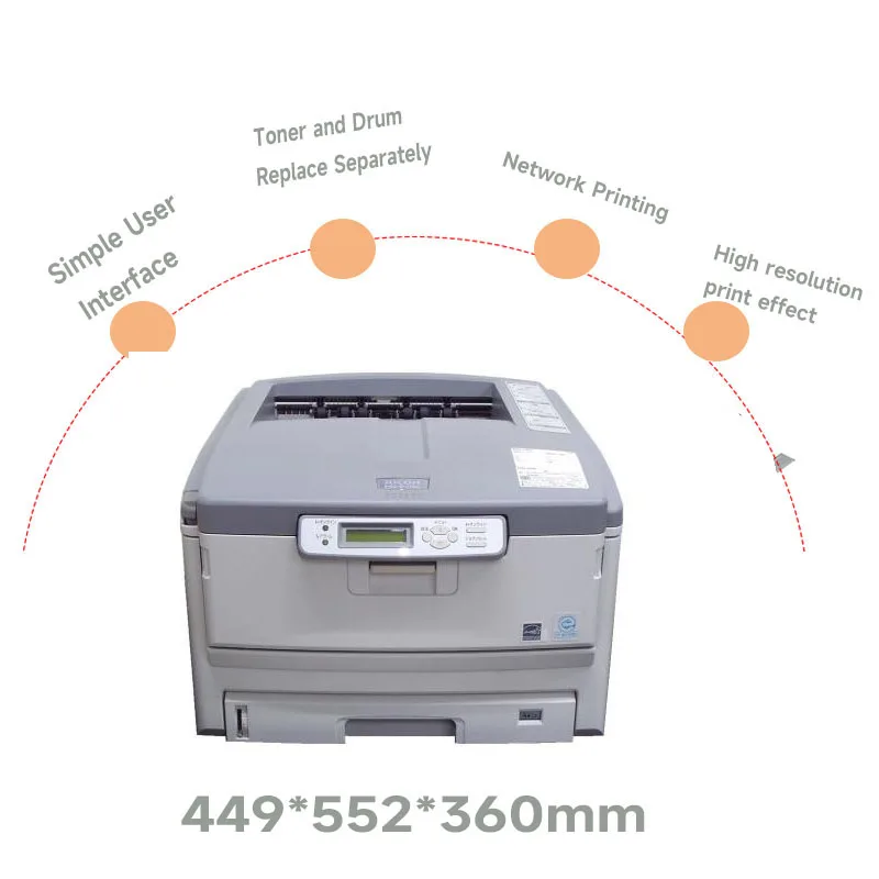 Laser printer desk used printer for Ricoh IPSIO SP C710 C711 office machine