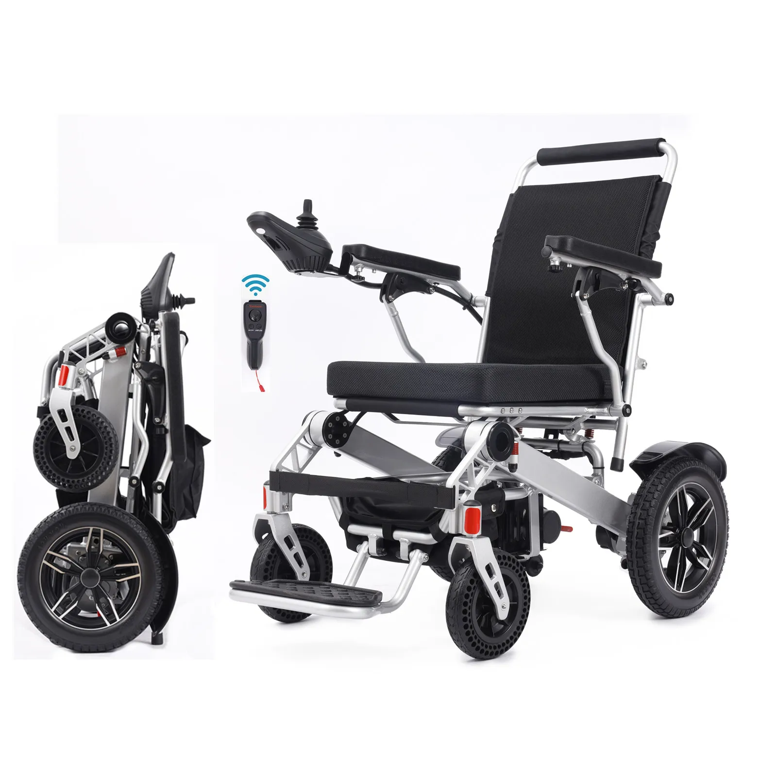  New design remote control folding wheelchair electric lightweight