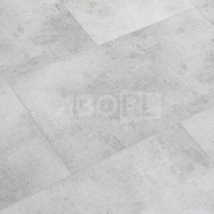 White Spc Flooring Marble Decore 6.5mm thickness Rigid Core Luxury Vinyl Flooring  for bathroom