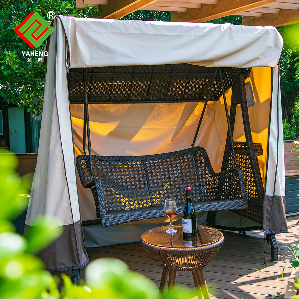 Custom outdoor glider garden cover provide water proof custom design  suppliers hot sale out door furniture cover