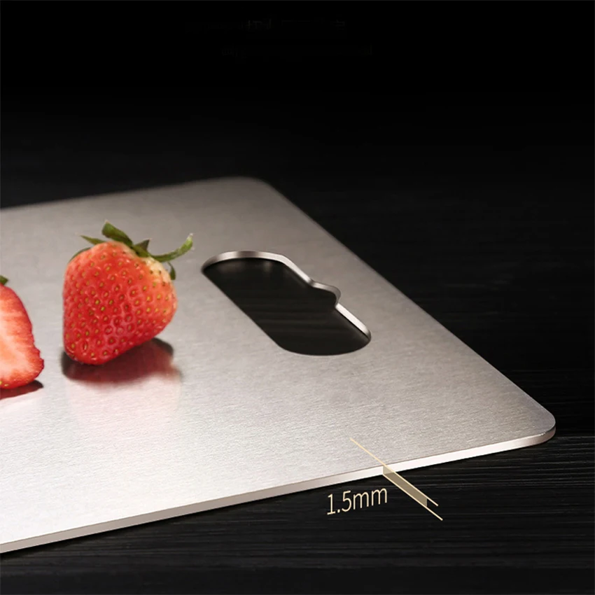Stainless steel vegetable fruit cutting chopping board stainless steel cutting board