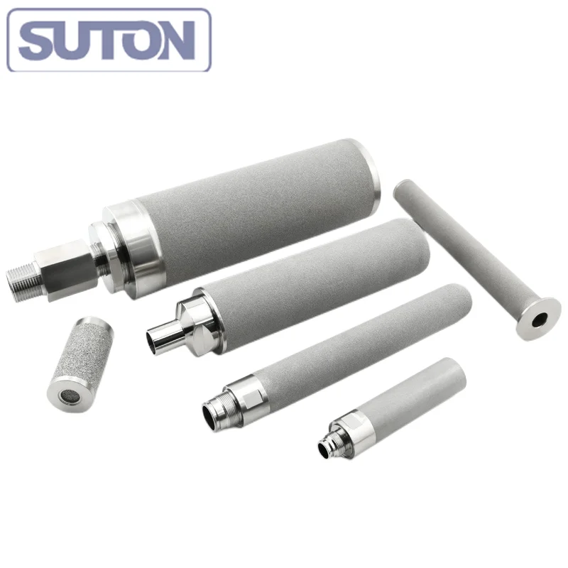 1 5 20 100 micron 316 stainless steel sintered porous filter element corrosion resistant metal filter for food, beverage