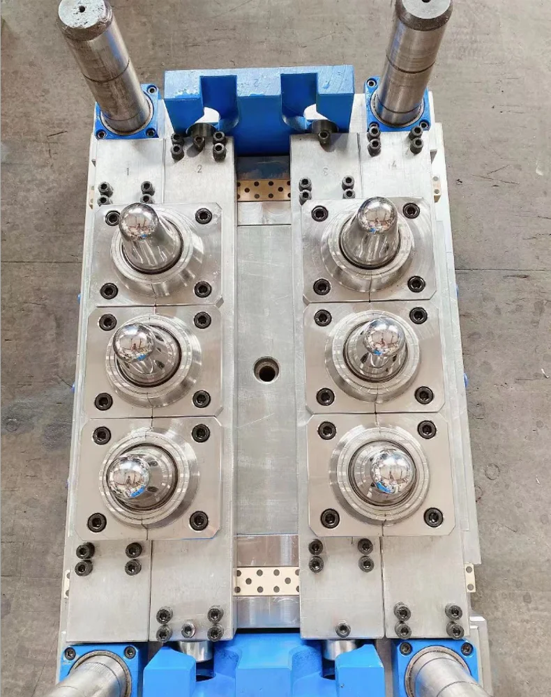 Candy Food PET Container Wide Mouth 110mm Jar Pet Preform Mould With 8 Cavity Pin Valve Gate No Tail Hot Runner