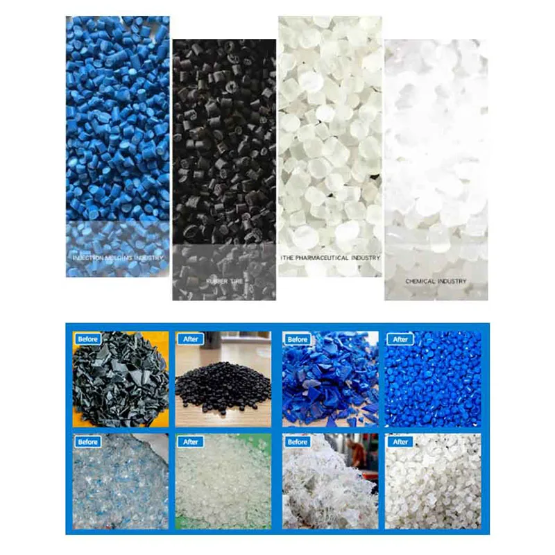 China Manufacturer Recycling Heavy Duty Waste Pe Pp Plastic Granules Single Screw Twin-Unit Granule Pelletizing Machine