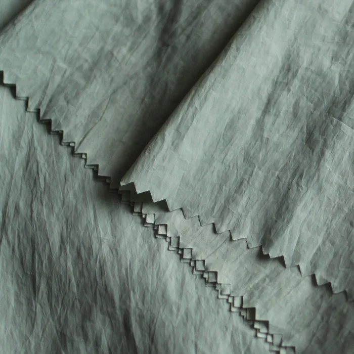 Полностью тусклый 310T нейлон креп ткань 40D морщинистый Нейлон Ткань Ветровка