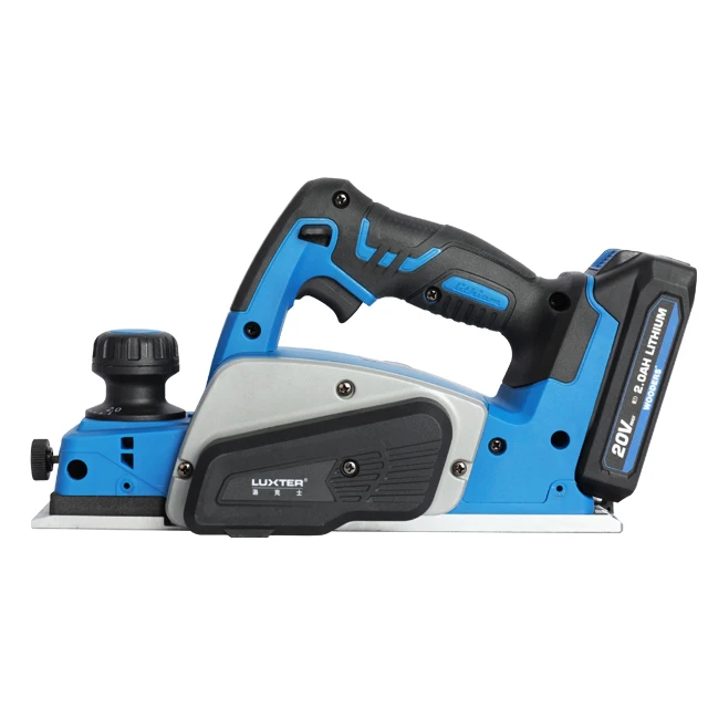 LUXTER New Arrival Hot sale 20V Li-ion Cordless Portable Hand Electric Planer For Woodworking Planer