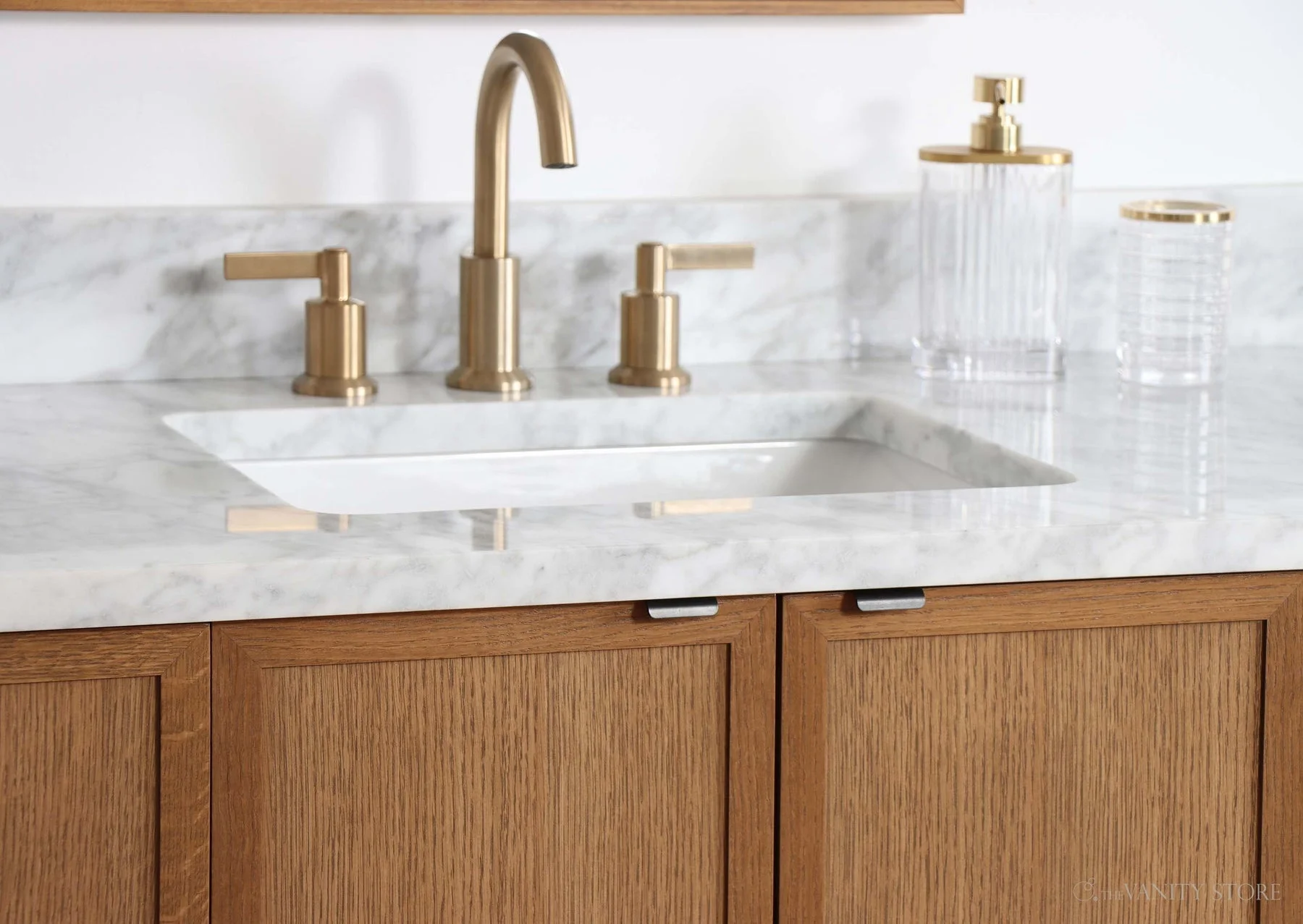 New Custom Furniture Wood Modern Vanities Simple Design Laundry Bath Basin Bathroom Vanity Cabinet