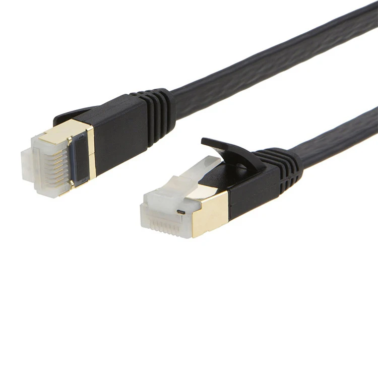 Top Selling Cat7 Ethernet Cable High Speed Flat UTP Cat 7 Internet Network RJ45 LAN Patch Cable Bulk Network Cable