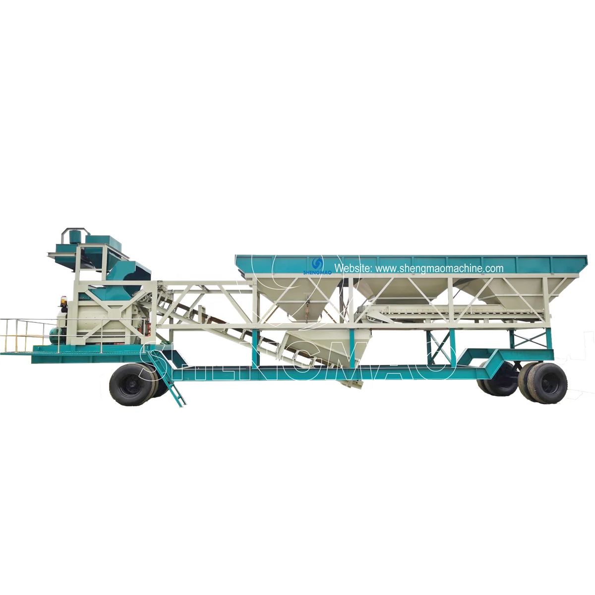 Factory Price Concrete Batching HZS60 Foundation Free Concrete Mixing Batching Plant for Construction