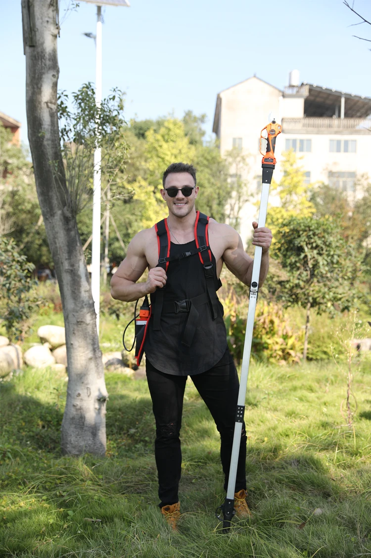 Wholesale Electric Pruner Rechargeable Pruner Shears Garden Plants Cutter Rubber Adjustable Lithium Batter Anti-slip Grip 21V