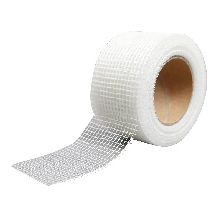 1000mmX1000m white glass fiber adhesive mesh tape jumbo roll/fiberglass mesh cut tape/alkali-resistant fiberglass tape