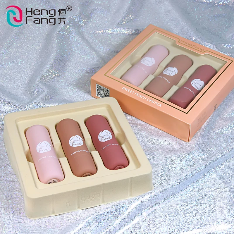 Sweet Peach Extract Lasting Moist Lip Silky Mist Surface Matte Lipstick