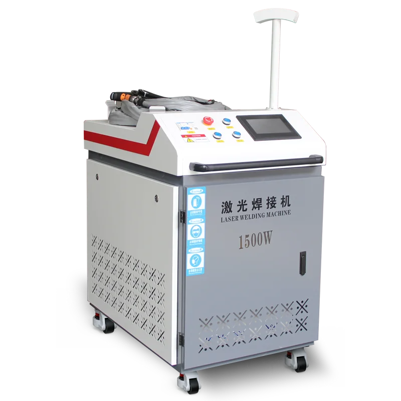 KT-1500w raycus laser welding machine for welding, cutting, cleaning and rust removing with 4 in 1 21T laser head