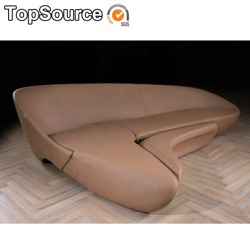 
Custom Design Moon Style Exotic Dubai Leather Sofa Furniture 