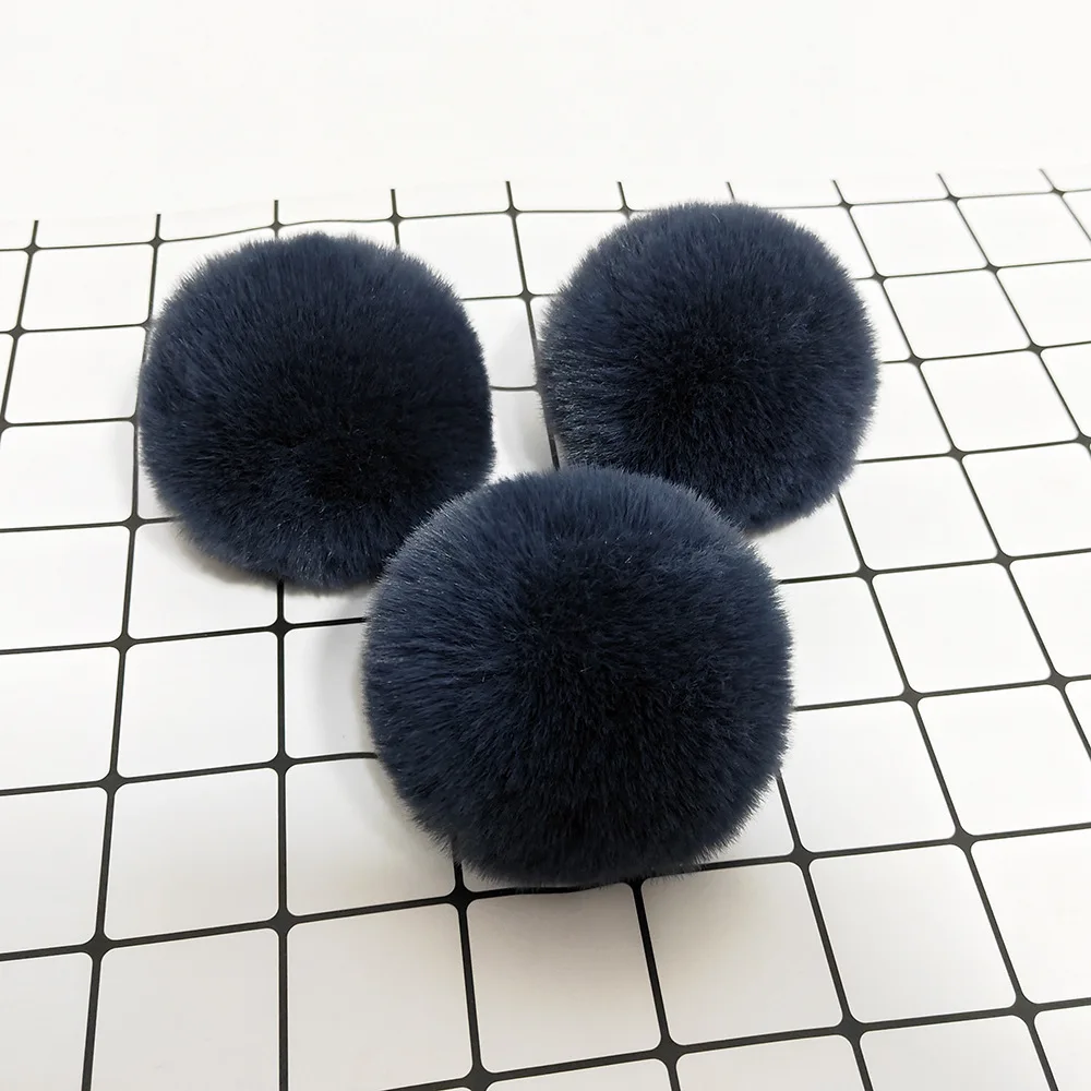 Accessories  hats phone pompoms 3-10 cm, popular artificial rabbit fur balls various colors and sizes fur pom pom