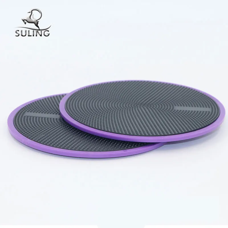 High Quality Fitness Body Building 2 Pack Push-up Floors Sliding Dual Sided Gliding Discs Ab exercise Core Sliders set