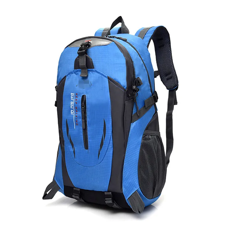 Oem 50 литров Эко-дружественных треккинг 600d водонепроницаемый полиэстер на молнии спортивный