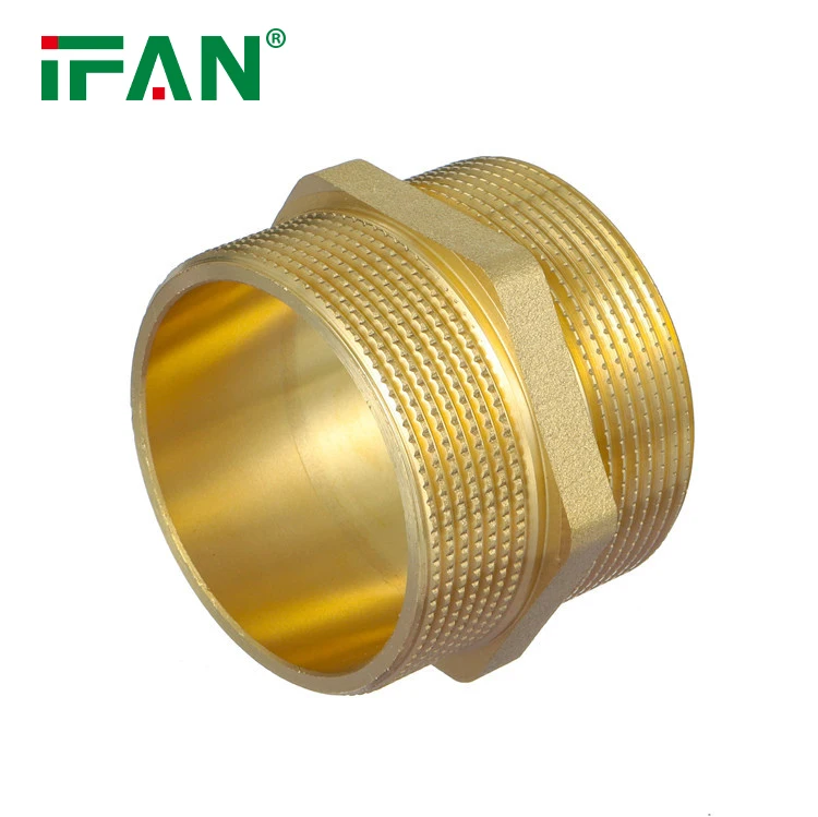 IFAN All standard Brass Pipe Fitting 3/8 Plumbing Union Nut Copper Brass Fittings For Pipe Connect