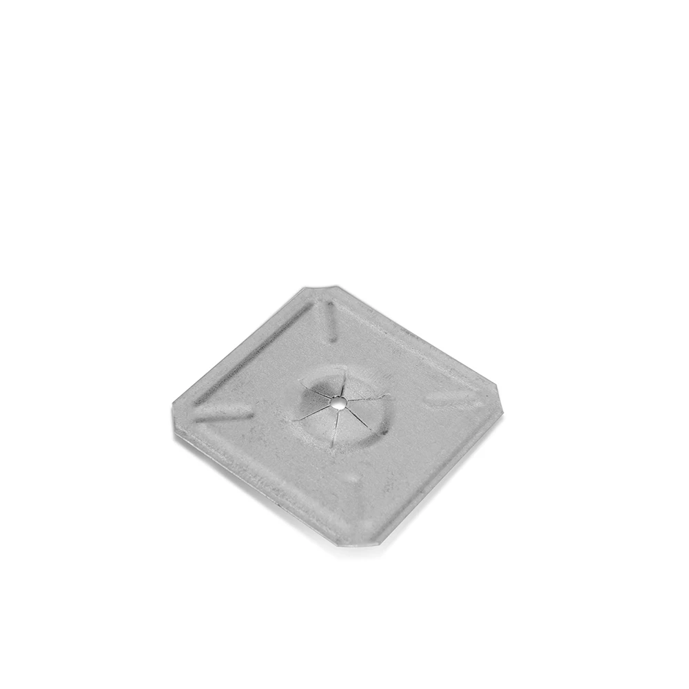 Stainless Steel Insulation Square Self Locking metal Washers For Insulation Pin