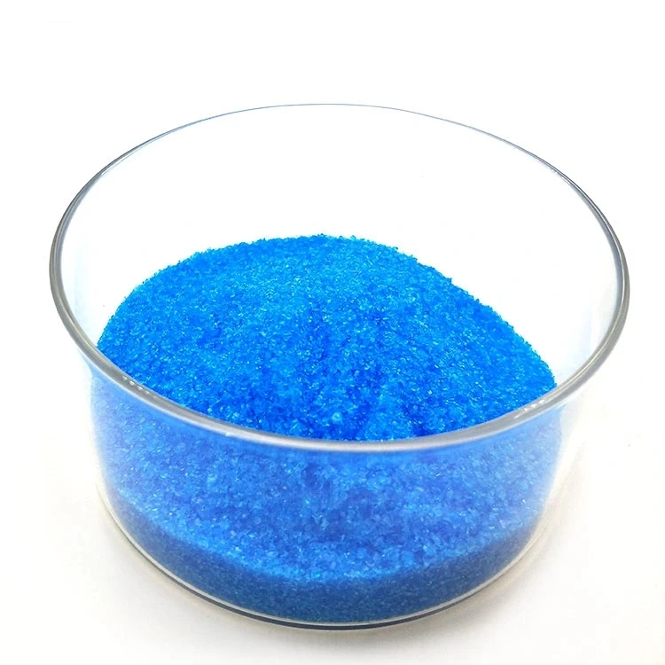 Industrial Grade Copper Sulfate Cuso4.5h2o Powder and Crystal Appearance for Aquaculture and Swimming Pool Use