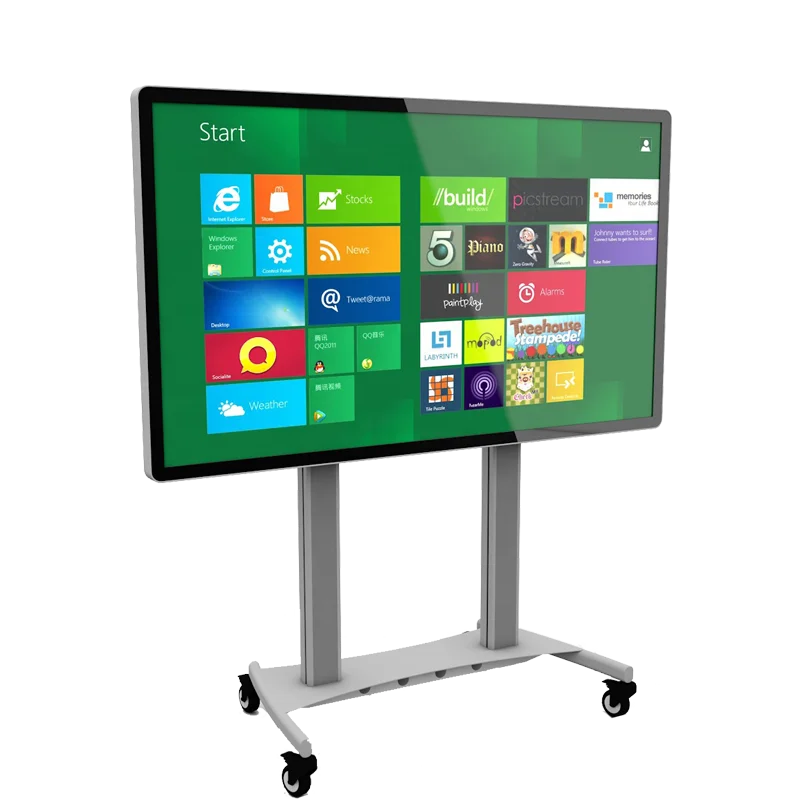 65/75/86/98 Inch Intelligent Interactive Flat Panel Display Interactive Boards Whiteboard for Classroom Office Equipment