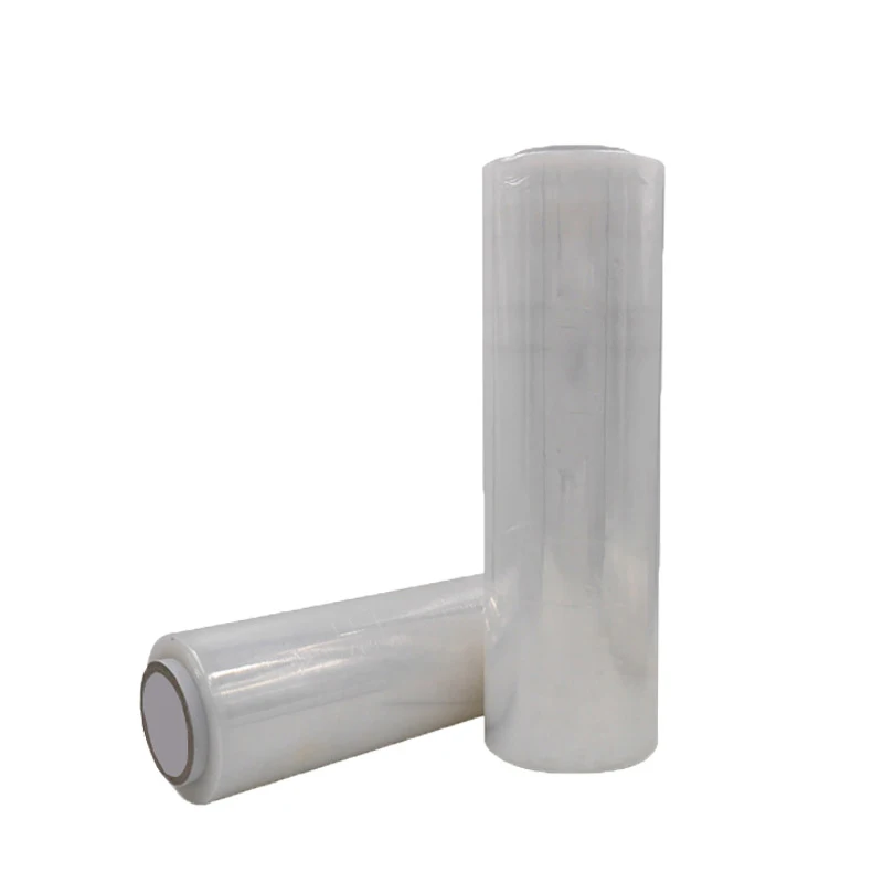 Lldpe granule glass surface pe stretch film jumbo roll 50kg