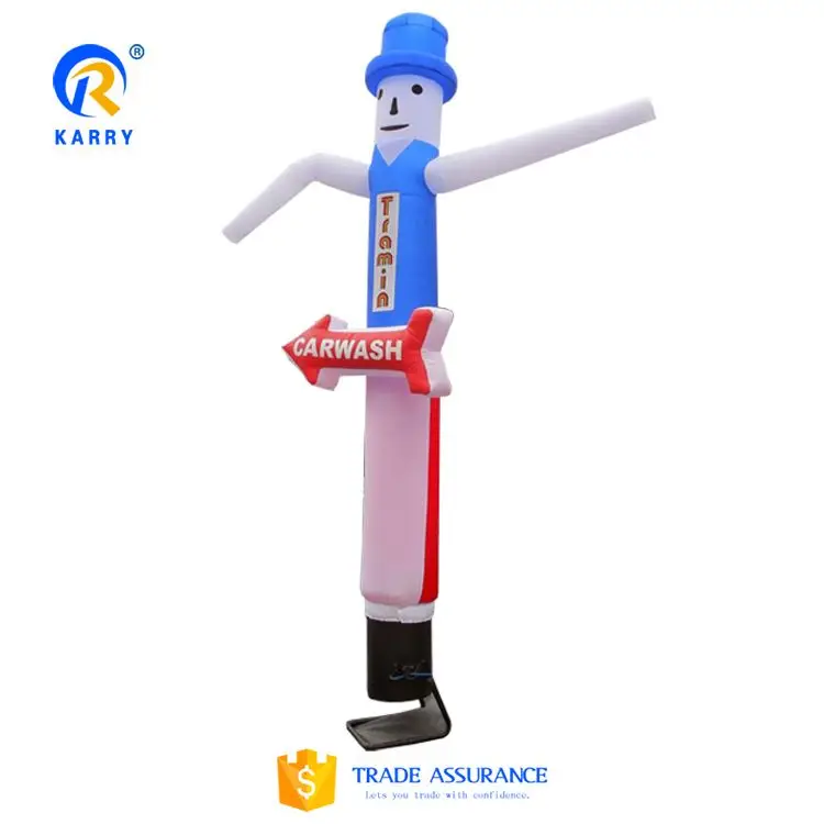 Customized Mini Cartoon Sky Air Dancer Model Inflatable Advertising Dancing Air Man  inflatable tube dancers