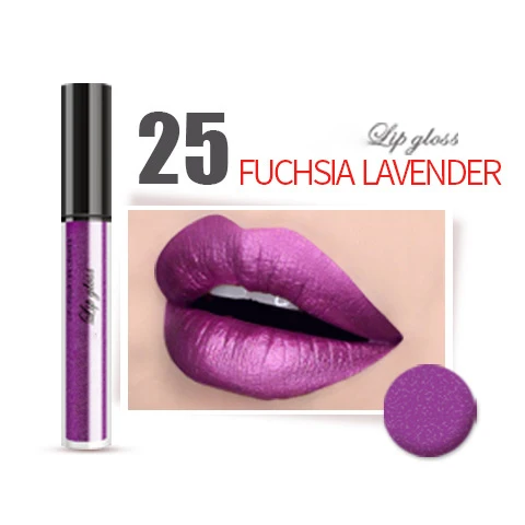 
OEM/ODM Free Sample Logo 17 Colors Liquid Metal Lipstick Wholesale Lipgloss Custom Logo Vendor Private Label Lip Gloss 