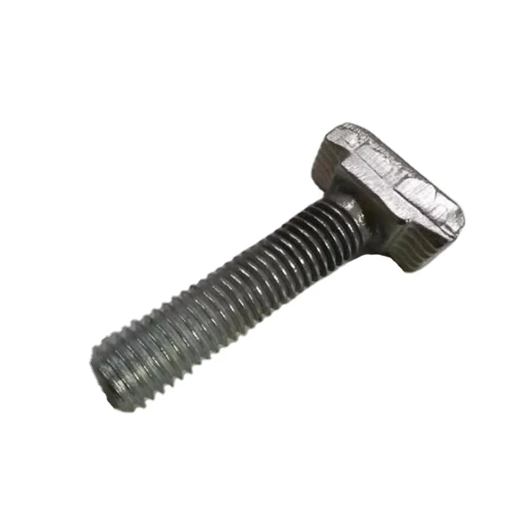Factory Supply Hot Dip Galvanized Electric Power Accessories Carbon Steel Bolt T Bolts