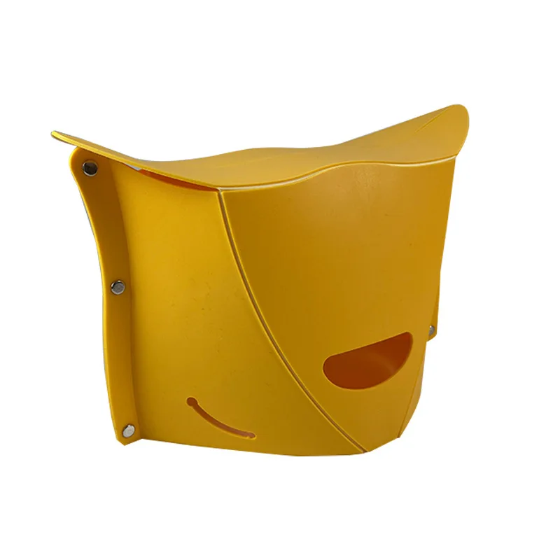 Outdoor ultra-thin train stool paper mazel portable plastic folding travel stool travel net stool