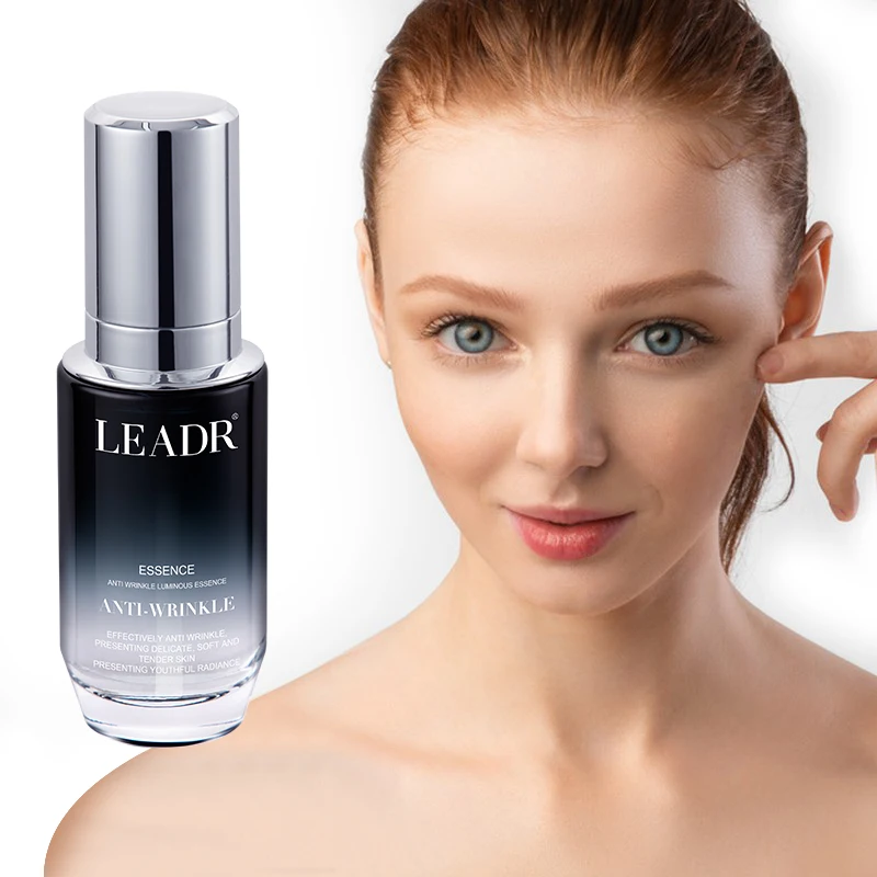 Private Label Women Skin Pore Shrinking Glow Brightening Vitamin V AHA Anti Aging Skin Care Serum