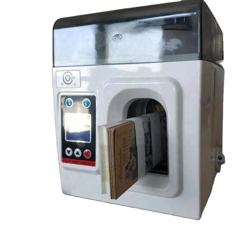 Small size bill money currency binder binding paper currency notes machine for bank use