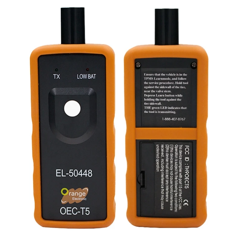 Yellow OBD EL50448 EL50449 General purpose tire pressure reset instrument TPMS