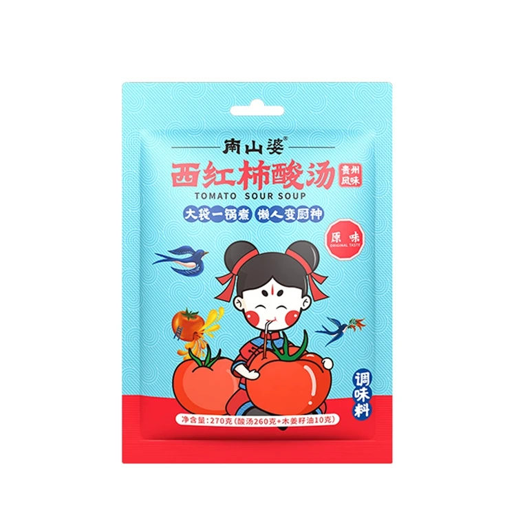 NANSHANPO Sour Soup Healthy Food Delicious Bagged Tomato Paste For Soup