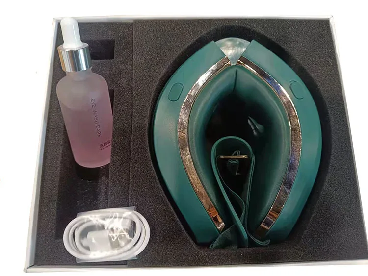 USB charge  Smart electric vibration eye massage with cold and heat Air compression eye mask for massage and beauty