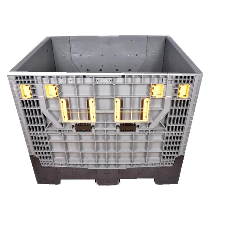 HUADING Large Foldable Collapsible Plastic Virgin HDPE Industry Pallet Container